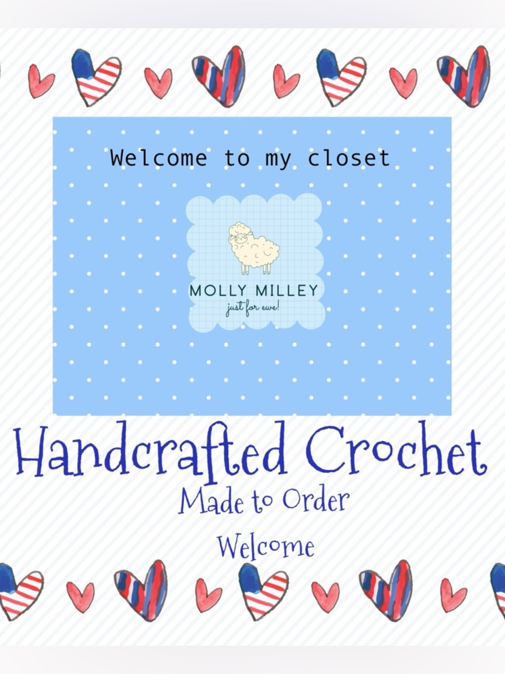 Welcome to my closet!